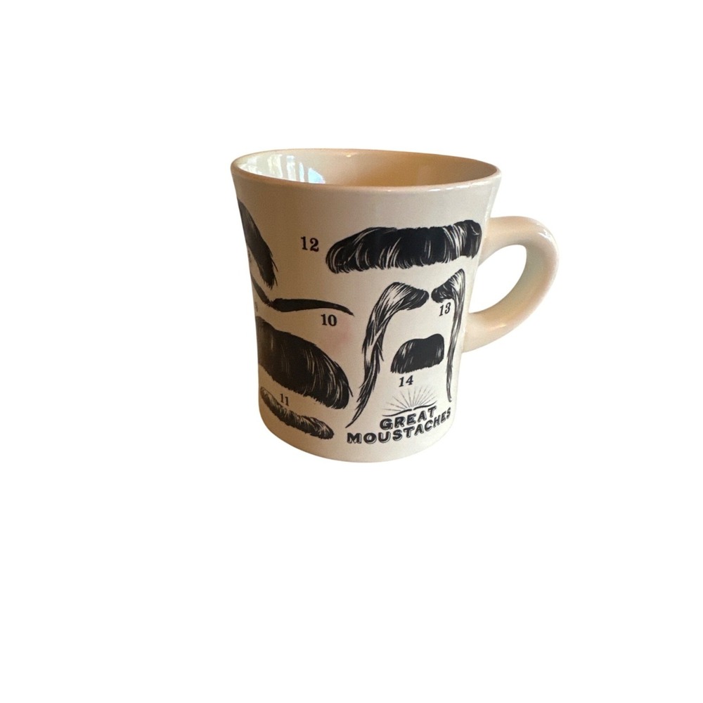 Great Moustaches Coffee Mug By The Unemployed Philosophers Guild